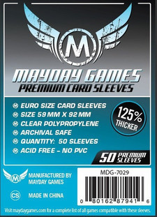 Card sleeves euro card sleeves 59x92mm 1 grande