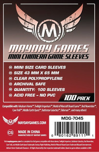 Card sleeves mini chimera card sleeves 43x65mm 1 grande