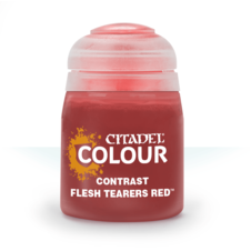 Contrast flesh tearers red
