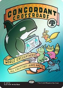 Concordant crossroads %282073%29 %28rainbow foil%29